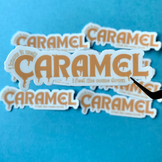 Caramel Sticker