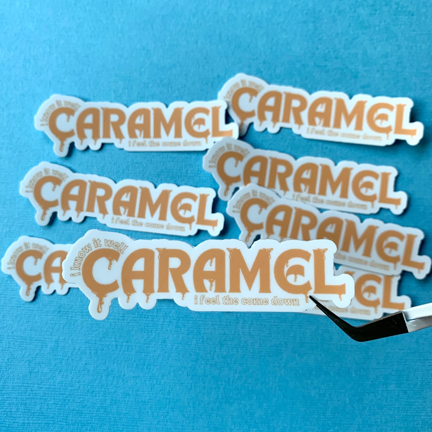 Caramel Sticker