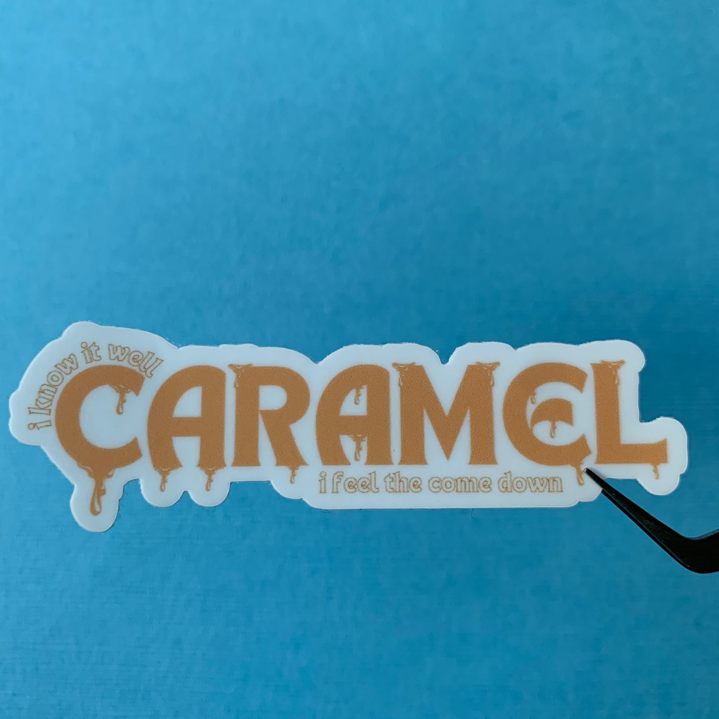 Caramel Sticker